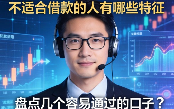 不适合借款的人有哪些特征？盘点几个容易通过的口子