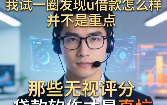 我试了一圈发现u借款怎么样并不是重点，那些无视评分的贷款软件才是真坑
