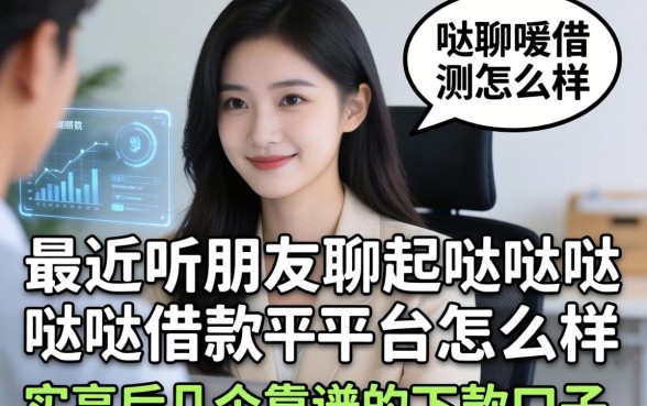 最近听朋友聊起哒哒哒借款平台怎么样，实测后分享几个靠谱的下款口子