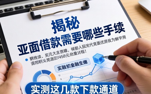 揭秘当面借款需要哪些手续，实测这几款下款通道