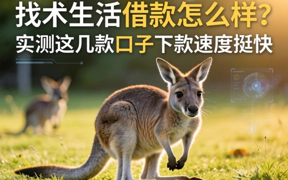 袋鼠生活借款怎么样？实测这几款口子下款速度挺快