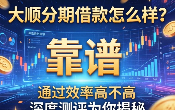 大顺分期借款怎么样？靠谱吗？通过率高不高？深度测评为你揭秘