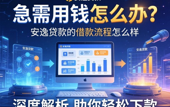 急需用钱怎么办？安逸贷款的借款流程怎么样？深度解析助你轻松下款