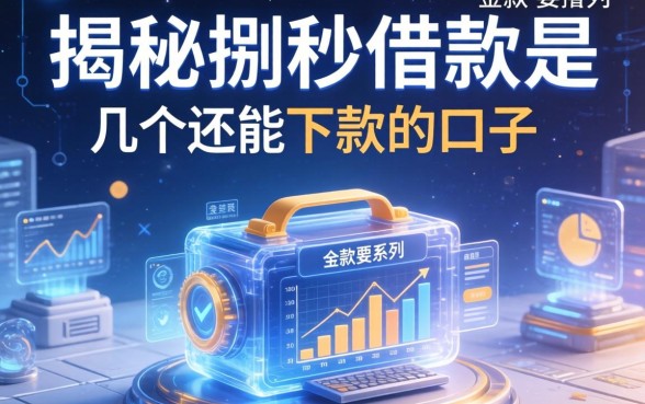 揭秘捌秒借款是哪个系列的，整理了几个还能下款的口子