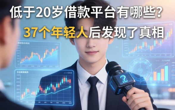低于20岁借款平台有哪些？我采访了37个年轻人后发现了真相