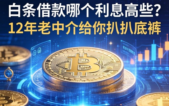 白条借款哪个利息高些？12年老中介给你扒扒底裤