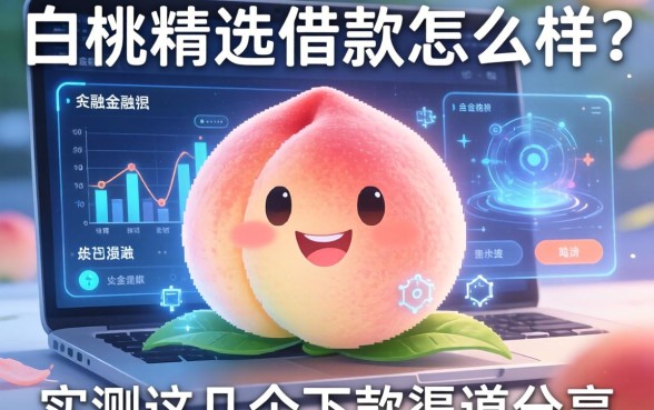 白桃精选借款怎么样？实测这几个下款渠道分享