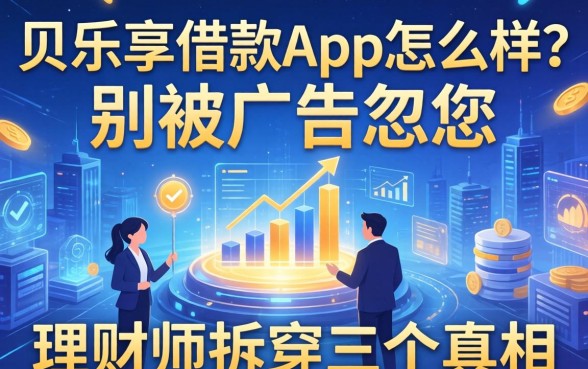 贝乐享借款app怎么样？别被广告忽悠，理财师拆穿三个真相