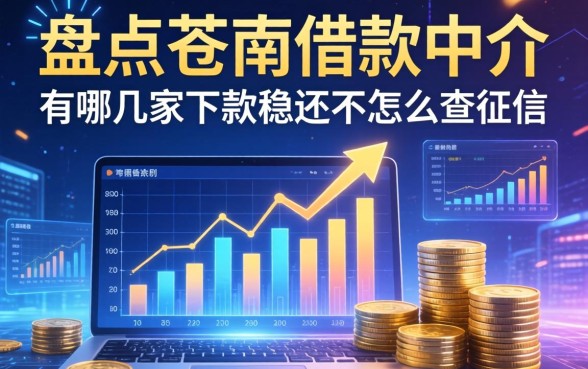 盘点苍南借款中介有哪些，这几家下款稳还不怎么查征信