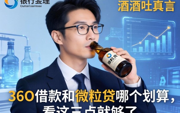 银行经理酒后吐真言：36O借款和微粒贷哪个划算，看这三点就够了
