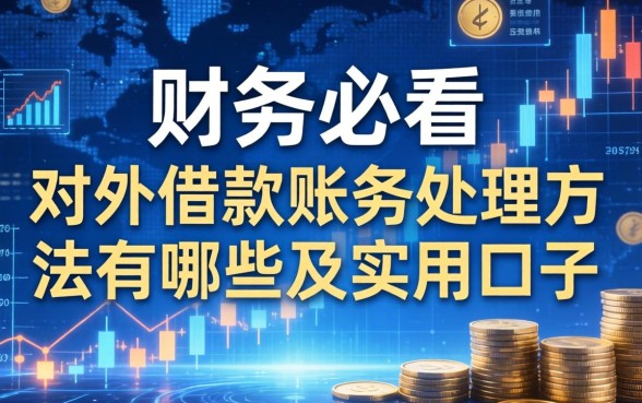 财务必看：对外借款账务处理方法有哪些及实用口子