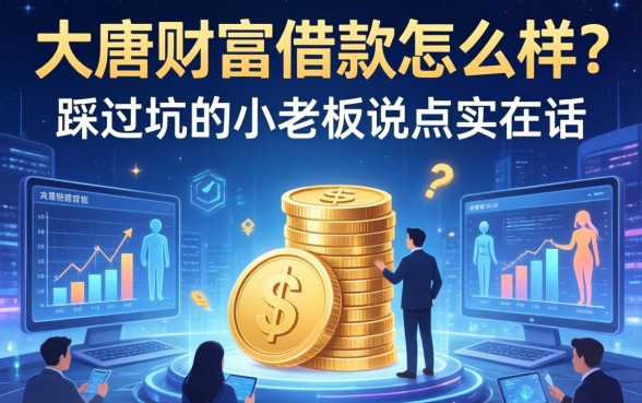 大唐财富借款怎么样？一个踩过坑的小老板说点实在话