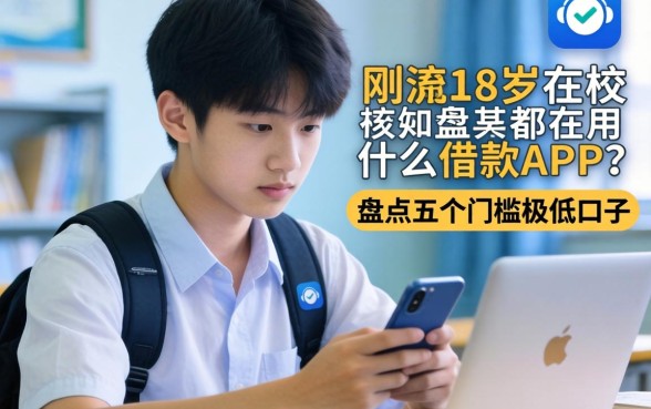 刚满18岁的在校学生都在用什么借款APP？盘点五个门槛极低的口子