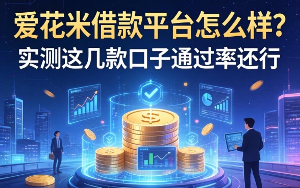 爱花米借款平台怎么样？实测这几款口子通过率还行