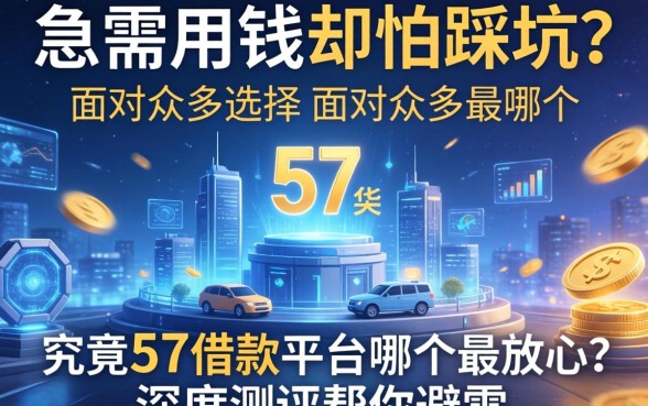 急需用钱却怕踩坑？面对众多选择，究竟57借款平台哪个最放心？深度测评帮你避雷