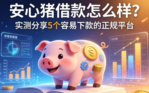 安心猪借款怎么样？实测分享5个容易下款的正规平台