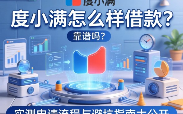 度小满怎么样借款？靠谱吗？实测申请流程与避坑指南大公开