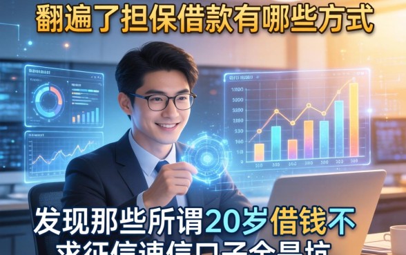 我翻遍了担保借款有哪些方式，发现那些所谓20岁借钱不求征信速借口子全是坑