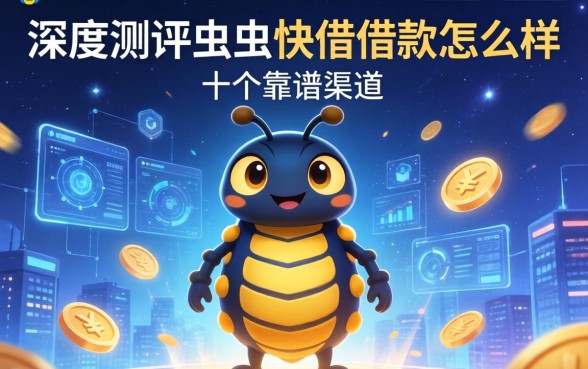 深度测评虫虫快借借款怎么样，整理出这十个靠谱渠道