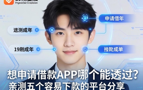 19岁刚成年想申请借款APP哪个能通过？亲测五个容易下款的平台分享
