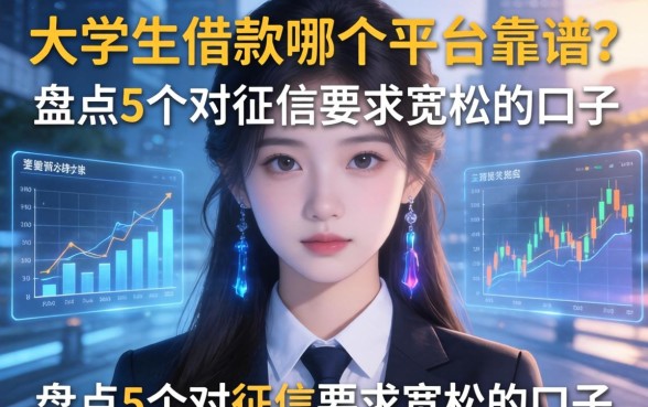 大学生借款哪个平台靠谱？盘点5个对征信要求宽松的口子
