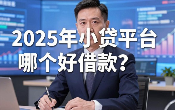 2025年小贷平台哪个好借款？银行经理透露点审批内幕