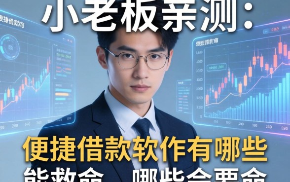 小老板亲测：便捷借款软件有哪些能救命，哪些会要命