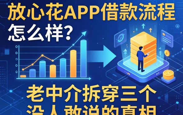 放心花app借款流程怎么样？老中介拆穿三个没人敢说的真相