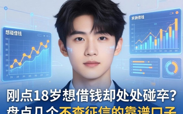 刚满18岁想借钱却处处碰壁？盘点几个不查征信的靠谱口子