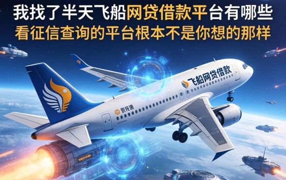我找了半天飞船网贷借款平台有哪些，发现不看征信查询的平台根本不是你想的那样