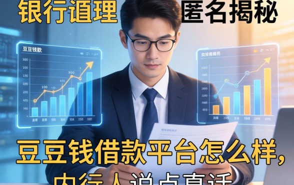 银行经理匿名揭秘：豆豆钱借款平台怎么样，内行人说点真话