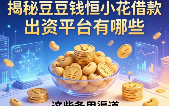 揭秘豆豆钱恒小花借款出资平台有哪些，整理出这些备用渠道