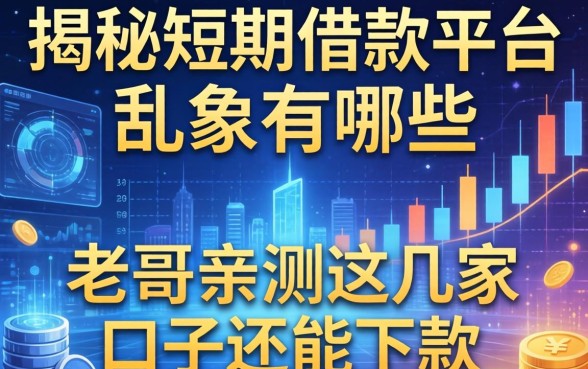 揭秘短期借款平台乱象有哪些，老哥亲测这几家口子还能下款