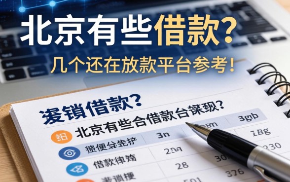 北京有哪些借款？整理了几个还在放款的平台参考