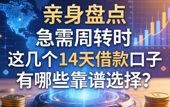 亲身盘点：急需周转时，这几个14天借款口子有哪些靠谱选择？