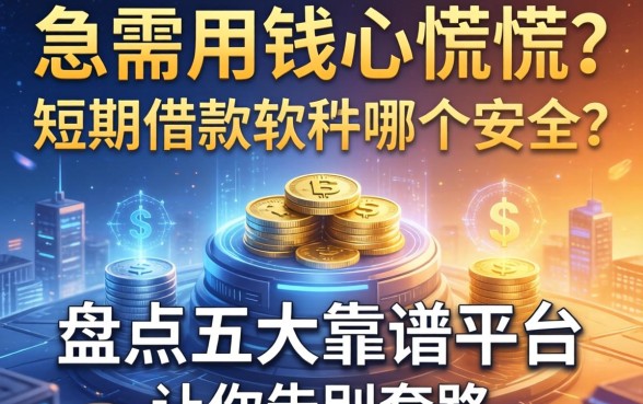 急需用钱心慌慌？短期借款软件哪个安全？盘点五大靠谱平台让你告别套路