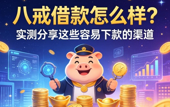 八戒借款怎么样？实测分享这些容易下款的渠道