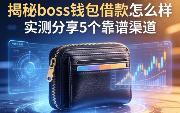 揭秘boss钱包借款怎么样，实测分享5个靠谱渠道