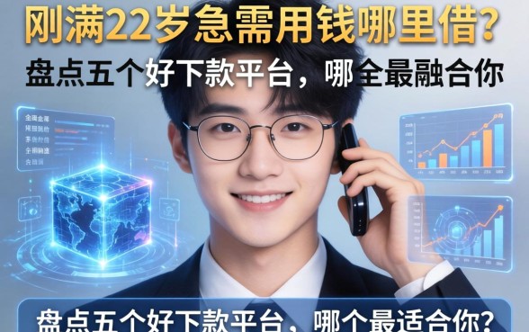 刚满22岁急需用钱哪里借？盘点五个好下款的平台，哪个最适合你？