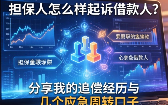 担保人怎么样起诉借款人？分享我的追偿经历与几个应急周转口子
