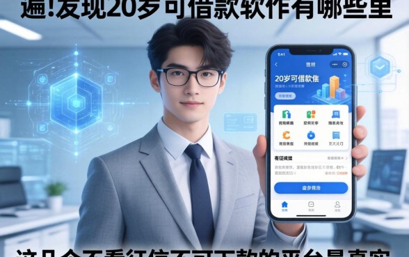 我翻遍了全网，发现20岁可借款软件有哪些里，这几个不看征信就能下款的平台最真实