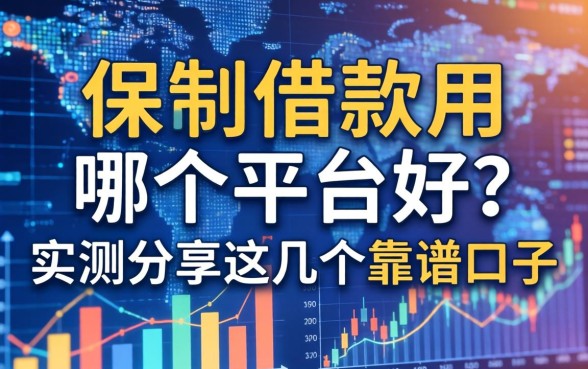 保单借款用哪个平台好？实测分享这几个靠谱口子