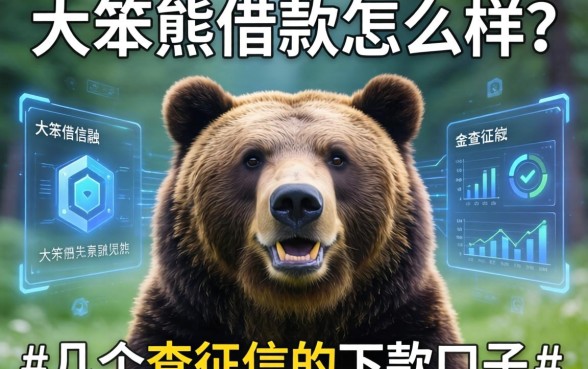 大笨熊借款怎么样？分享几个不查征信的下款口子