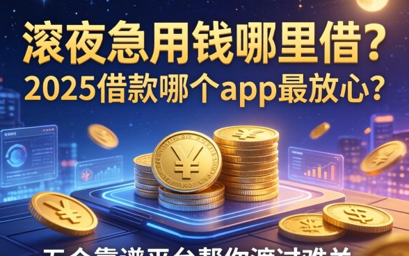 深夜急用钱哪里借？2025借款哪个app最放心？这五个靠谱平台帮你渡过难关