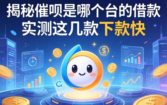 揭秘催呗是哪个平台的借款，实测这几款下款快