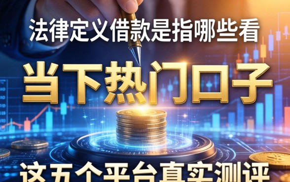 从法律定义借款是指哪些看当下热门口子，这五个平台真实测评