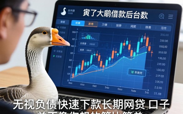 我看了大鹅借款后台数据，发现无视负债快速下款长期网贷的口子并不像你想的那么简单