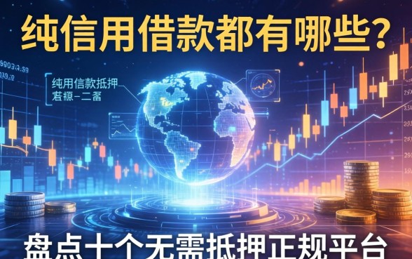 纯信用借款都有哪些？盘点十个无需抵押的正规平台