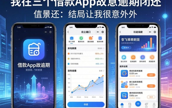 我在三个借款app故意逾期不还，结局让我很意外