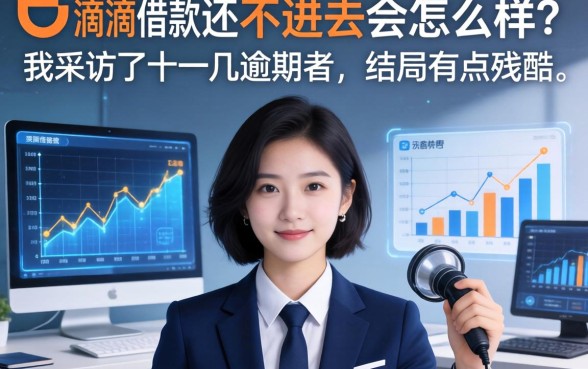 滴滴借款还不进去会怎么样？我采访了十几个逾期者，结局有点残酷